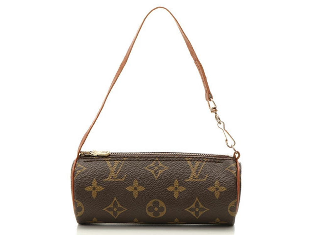 LOUIS VUITTON Papillon Pouch Clutch Monogram